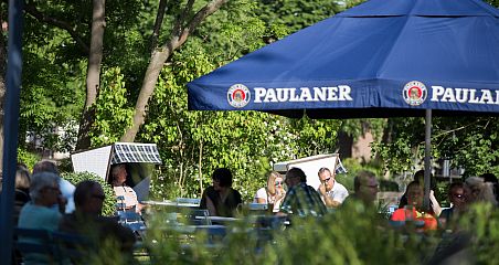 Die Insel Hameln - Biergarten auf dem Werder